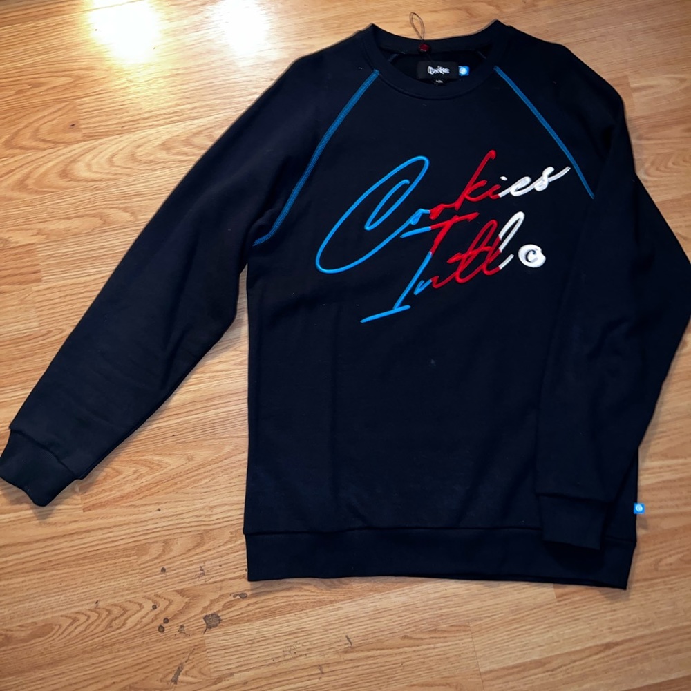 Cookies SF sweater navy blue large